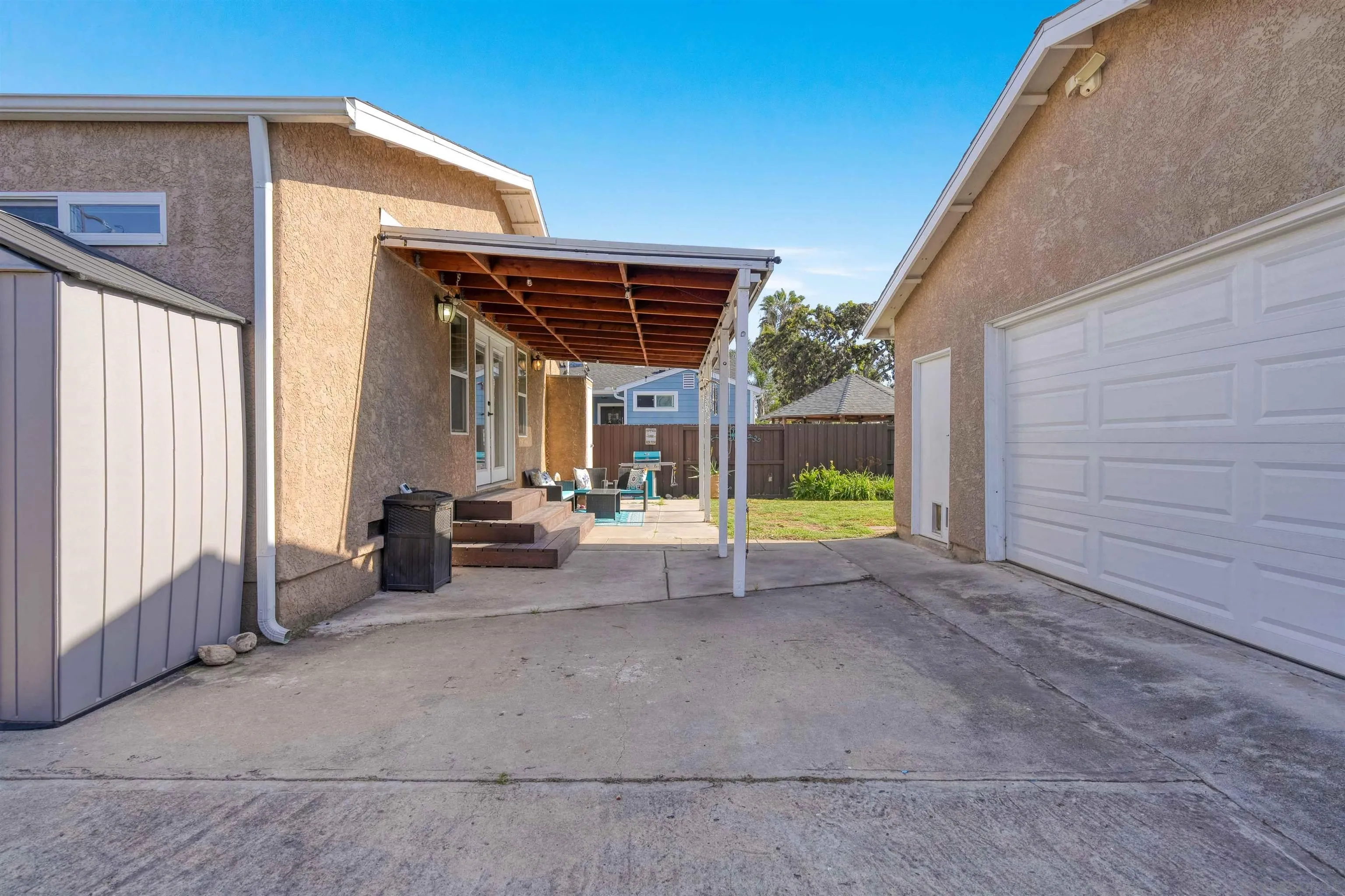 4516 Olive Avenue La Mesa, CA 91942 - Photo 34 of 48 a view of backyard with cabin