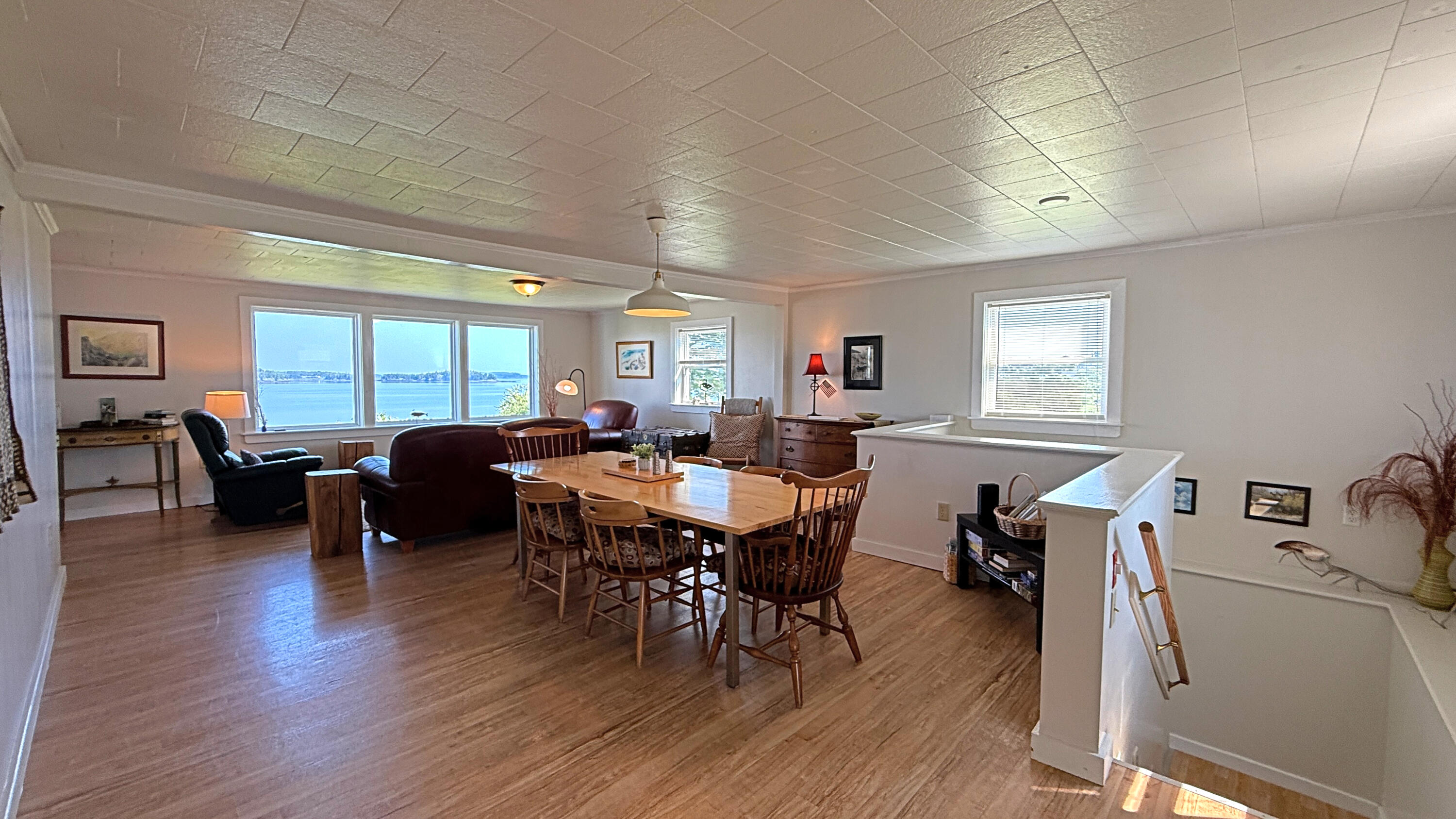 9 County Road Lubec, ME 04652 - Photo 8 of 37 Dining Room and Living Room with a View