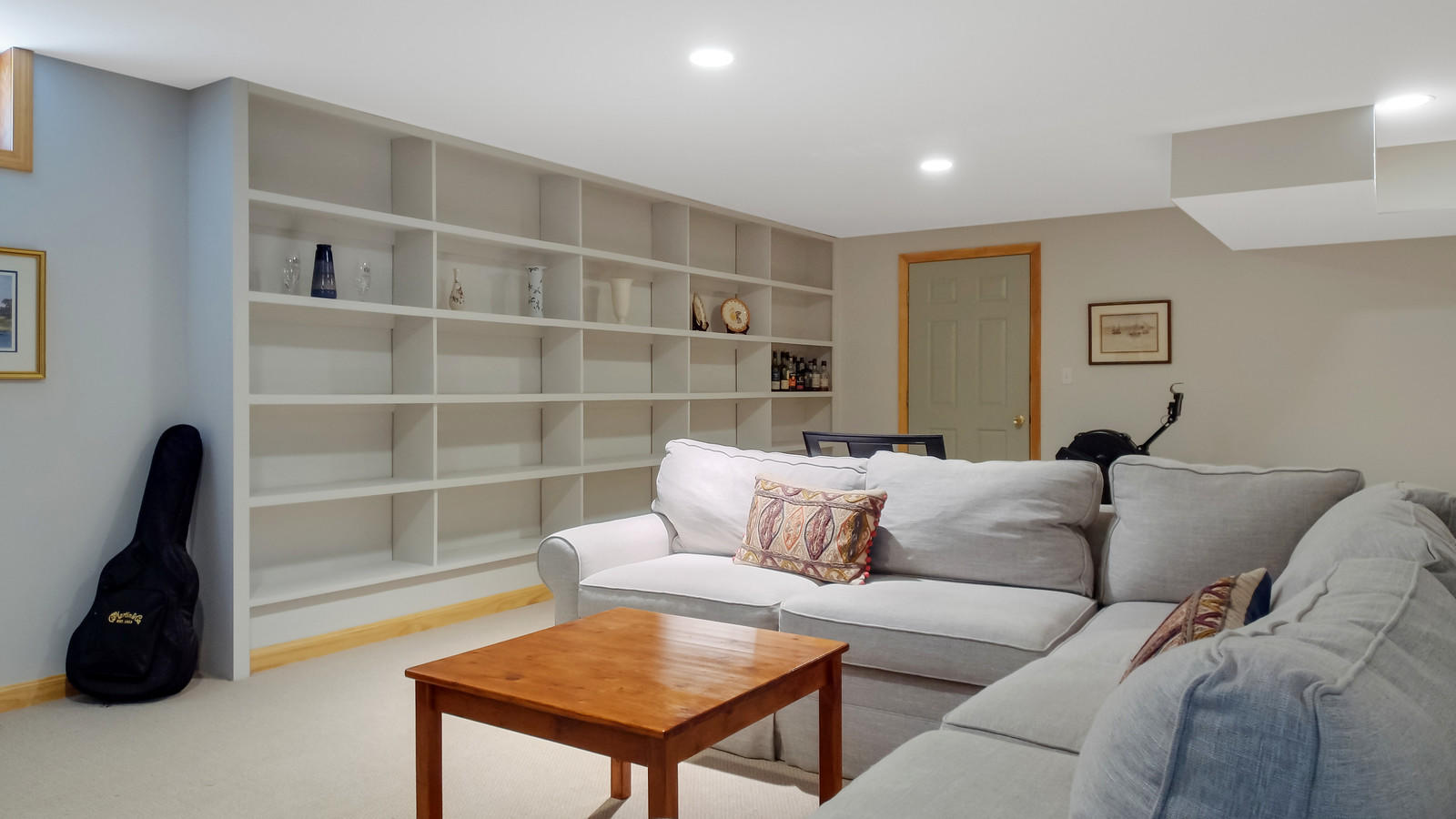 304 Timber Point Road Belgrade, ME 04917 - Photo 46 of 58 Finished Basement, Built In Shelving