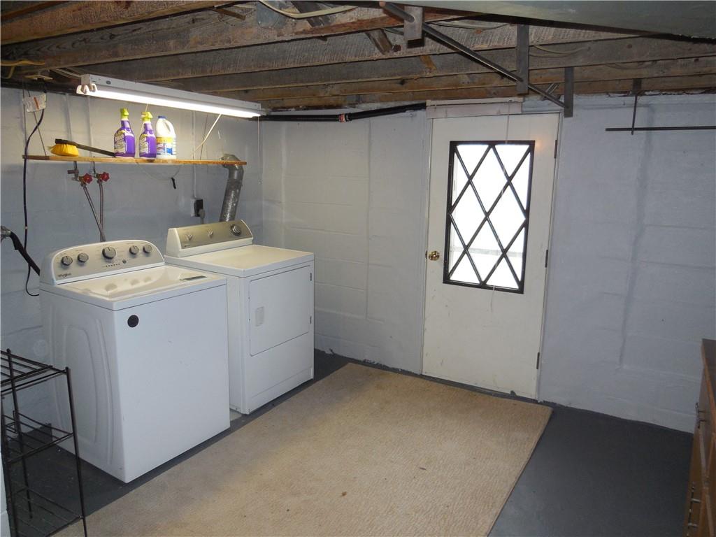 316 Highland Road Rochester, PA 15074 - Photo 24 of 31 a utility room with dryer and washer