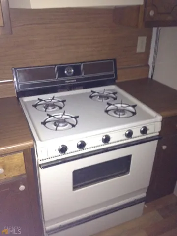 a close view of stove