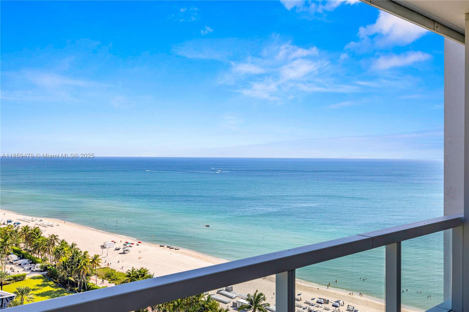 4391 Collins Avenue, Unit 1706/1707 Miami Beach, FL 33140 - Photo 5 of 50 a view of ocean from a balcony