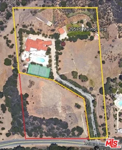 a view of outdoor space and mountain view