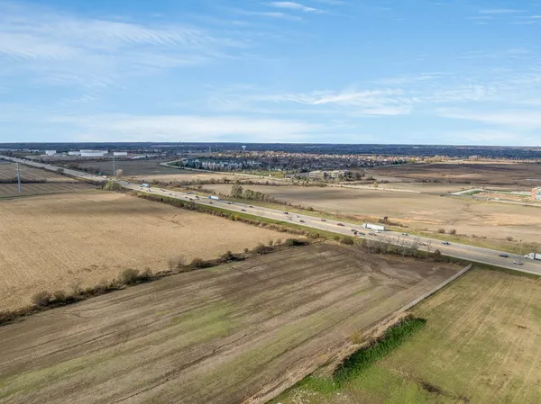 a view of an ocean and beach