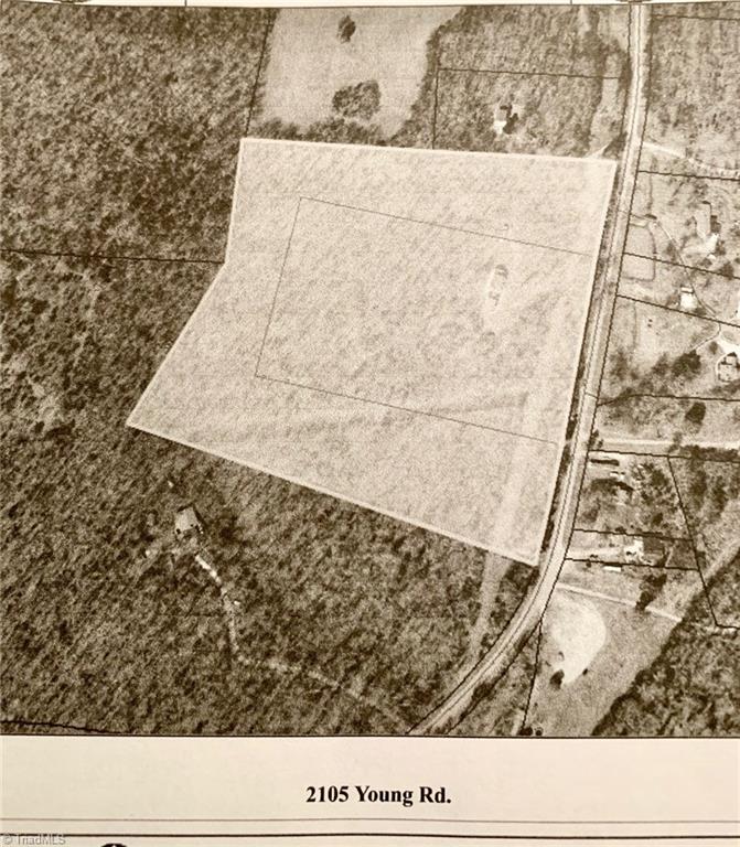 2105 Young Road Lexington, NC 27292 - Photo 40 of 40 GIS map shows light gray outline of both tracts