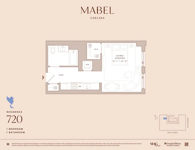 $5,160 | 335 8th Avenue, Unit 720 | Chelsea