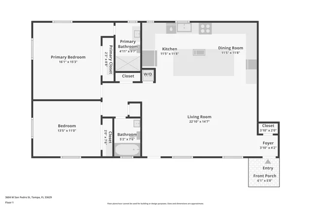 $899,000 | 3604 West San Pedro Street, Tampa, FL 33629