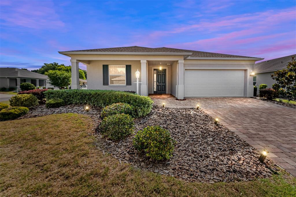 a view of a house with a patio