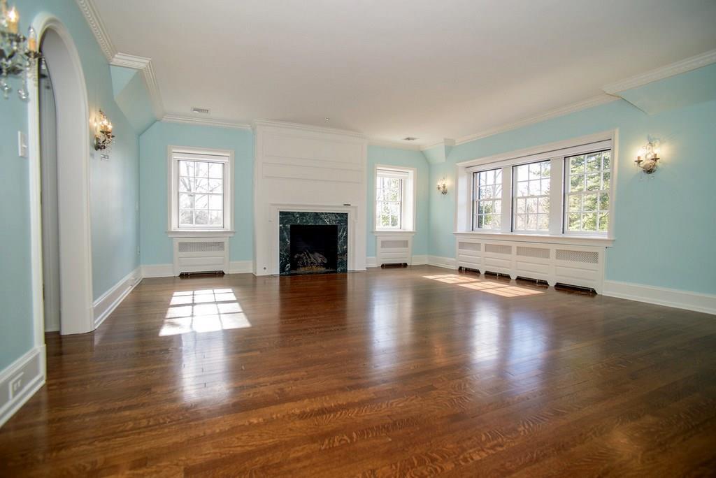 899 Persimmon Road Sewickley Heights, PA 15143 - Photo 16 of 25 Master suite; hardwood floors, gas fireplace, recessed lighting, adj. covered porch; adj. sitting room; ensuite new master bath and additional remodeled full bath; full closets; alarm control panel