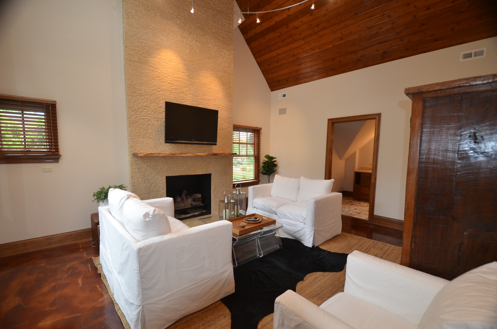 1230 Heather Lane Glenview, IL 60025 - Photo 17 of 38 a living room with furniture and a fireplace