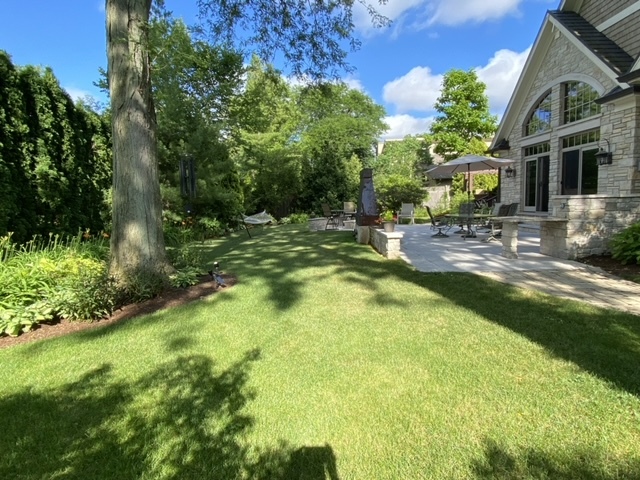 1230 Heather Lane Glenview, IL 60025 - Photo 35 of 38 a view of backyard of house with green space