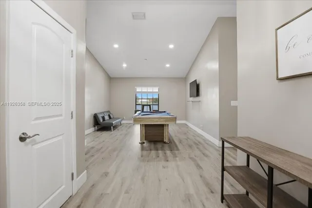 a view of livingroom with furniture and fireplace