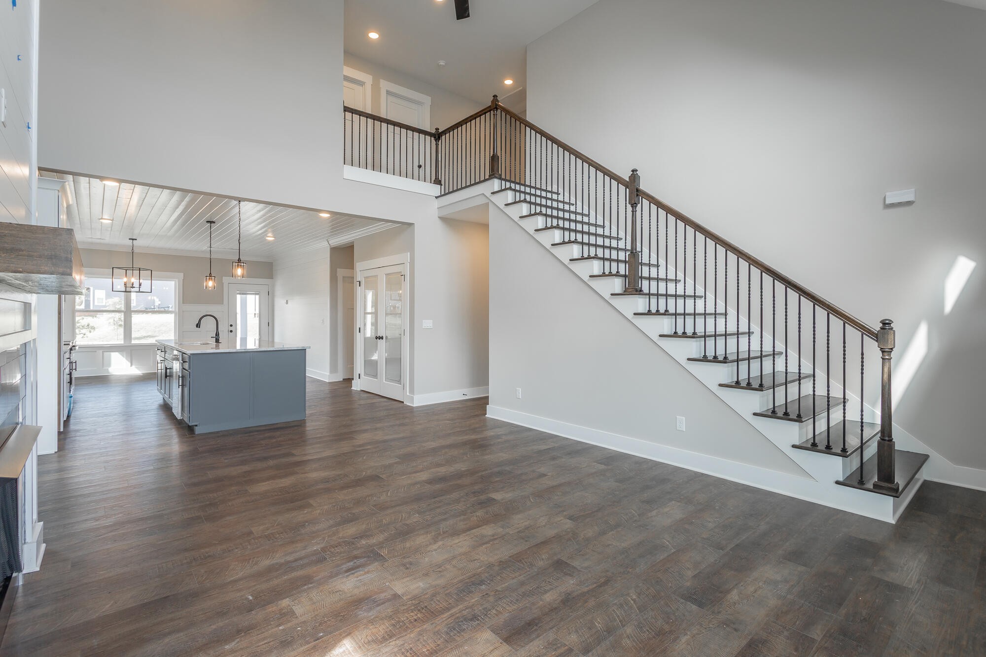 364 Willow Grv Court, Unit 67 Ringgold, GA 30736 - Photo 16 of 78 a view of a hallway with wooden floor and stairs