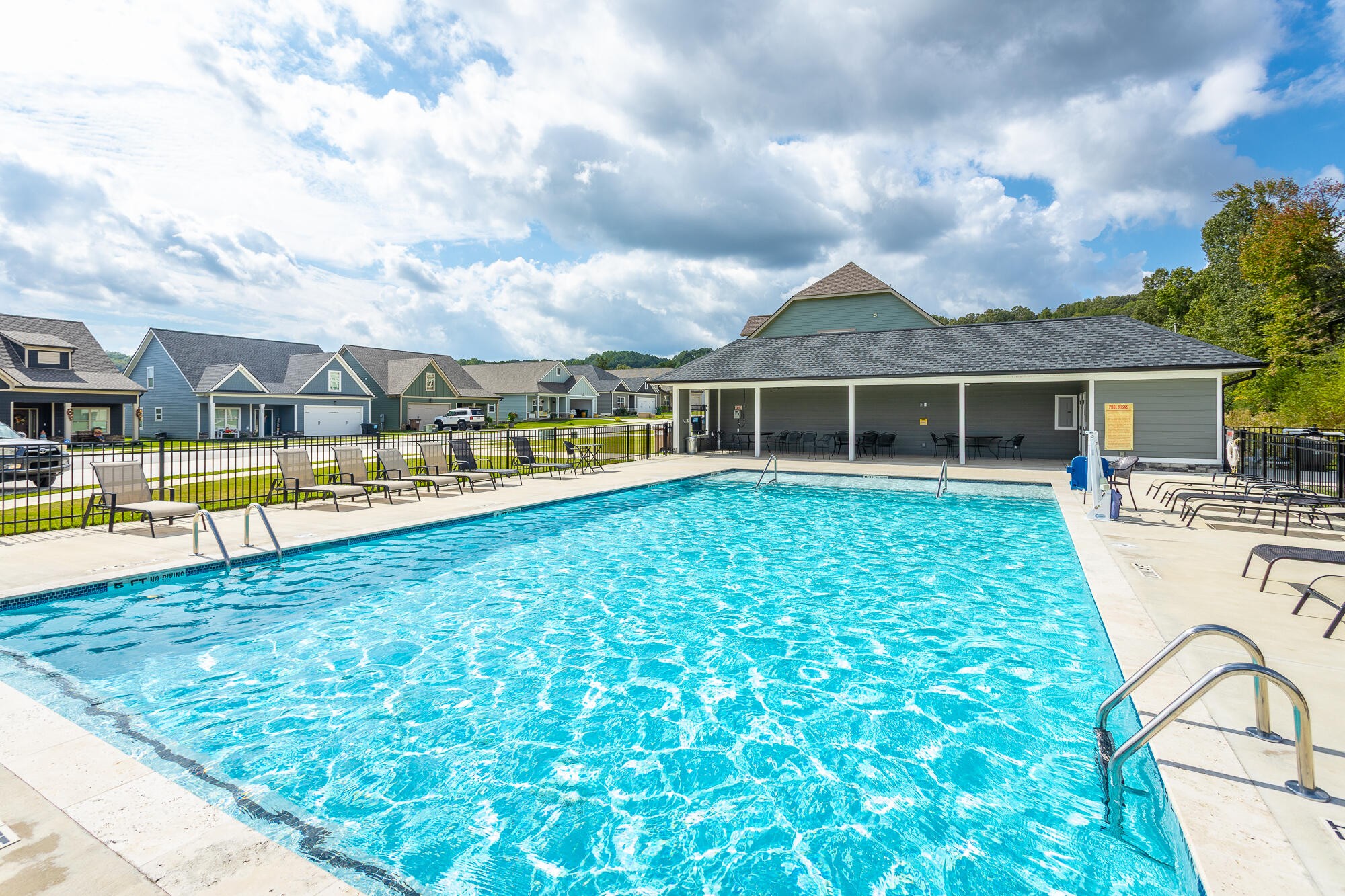 364 Willow Grv Court, Unit 67 Ringgold, GA 30736 - Photo 74 of 78 a view of a house with swimming pool and sitting area