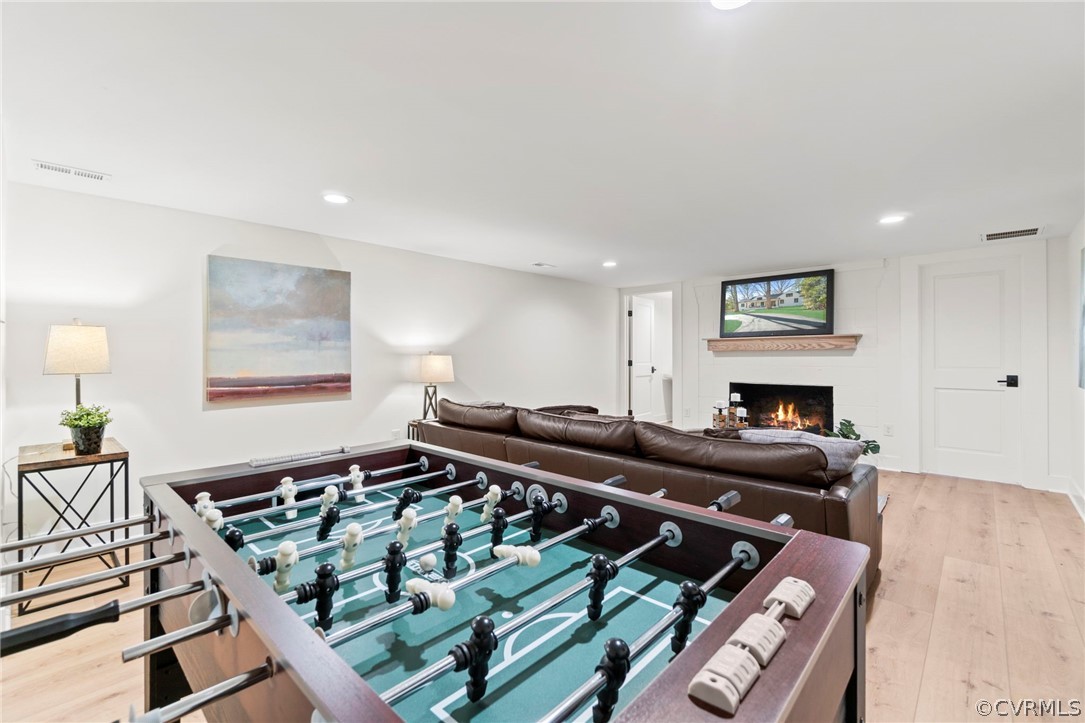 200 North Ridge Road Henrico, VA 23229 - Photo 39 of 48 a living room with furniture and a fireplace