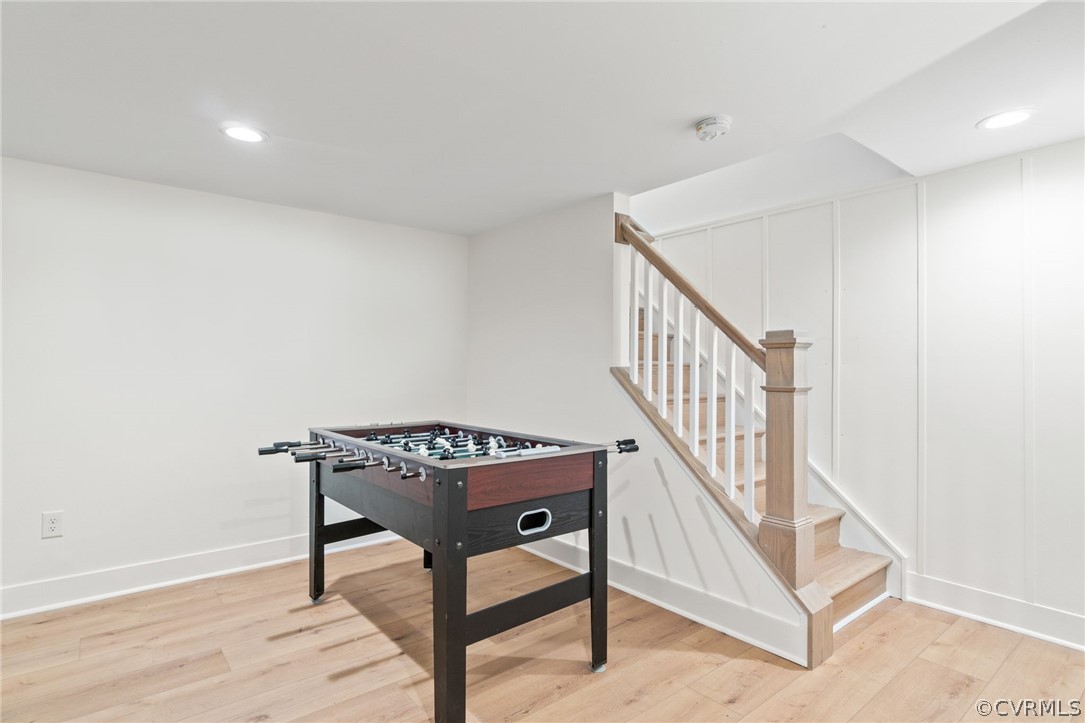 200 North Ridge Road Henrico, VA 23229 - Photo 42 of 48 a view of entryway with wooden floor