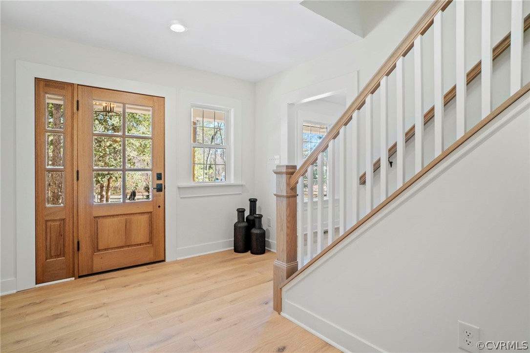 200 North Ridge Road Henrico, VA 23229 - Photo 7 of 48 a view of an entryway with wooden floor and furniture