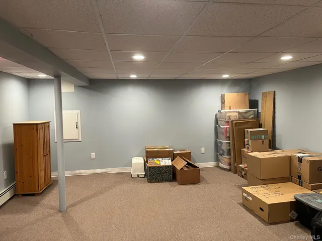 a room with furniture