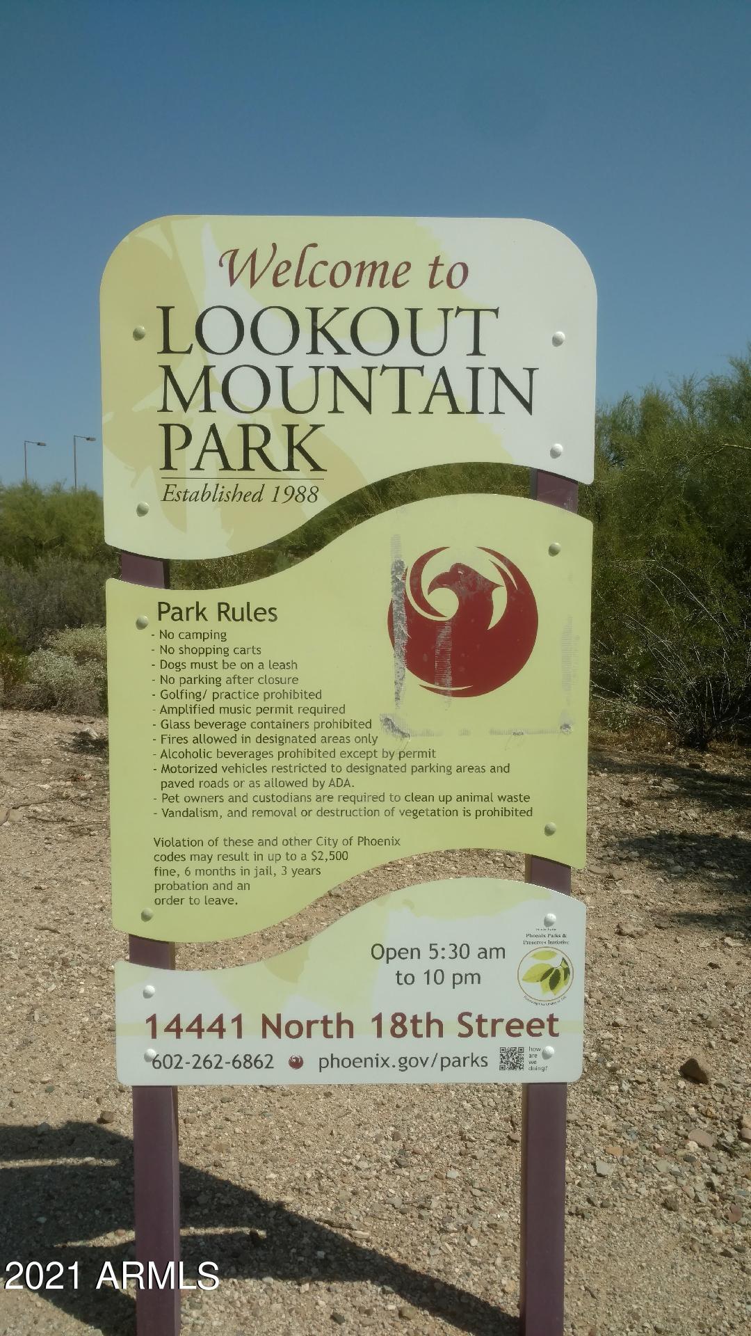 1715 East Redfield Road Phoenix, AZ 85022 - Photo 49 of 54 Lookout Mtn. Park