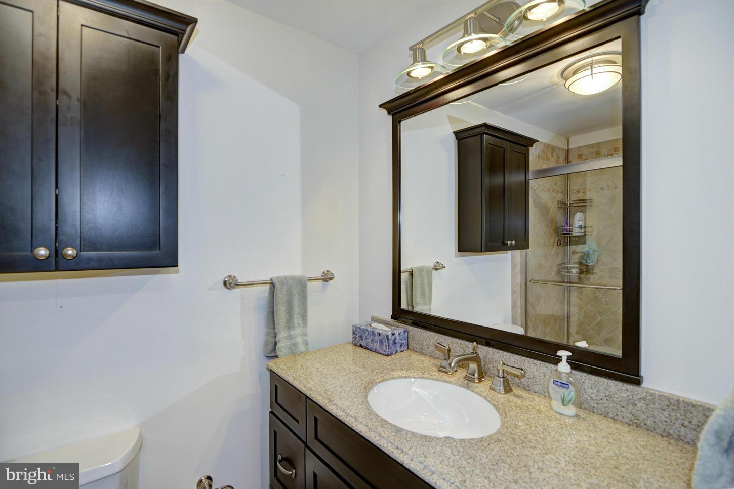 9522 Rommel Drive Columbia, MD 21046 - Photo 26 of 30 a bathroom with a sink and a mirror
