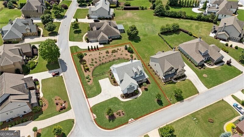 485 Delaperriere Loop Jefferson, GA 30549 - Photo 6 of 69 an aerial view of residential houses with outdoor space