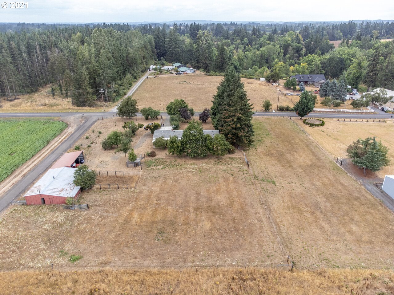 8530 South Barnards Road Canby, OR 97013 - Photo 22 of 22 a view of a park with large trees