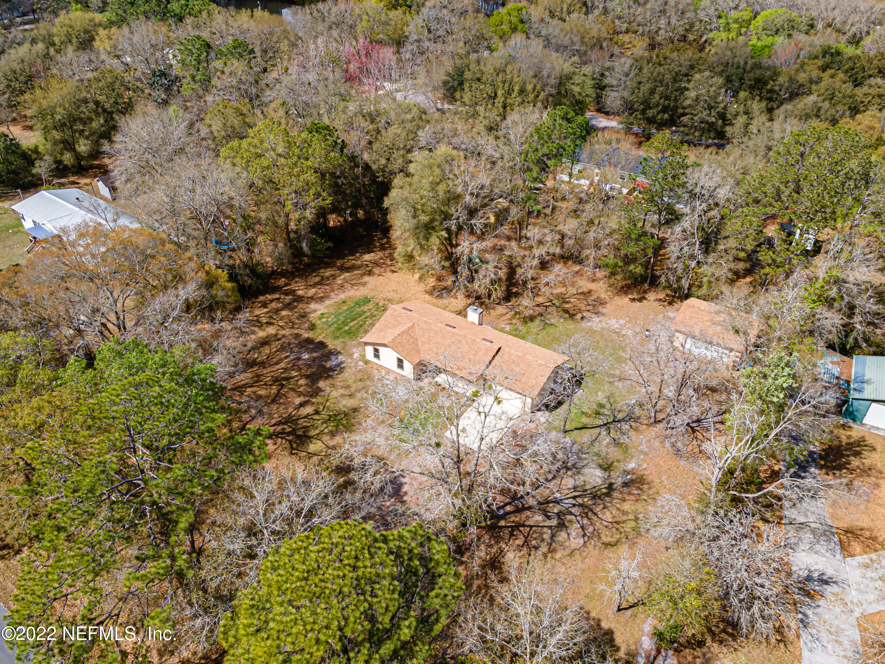 3970 Pinto Road Middleburg, FL 32068 - Photo 48 of 53 a view of a yard with plants and large trees
