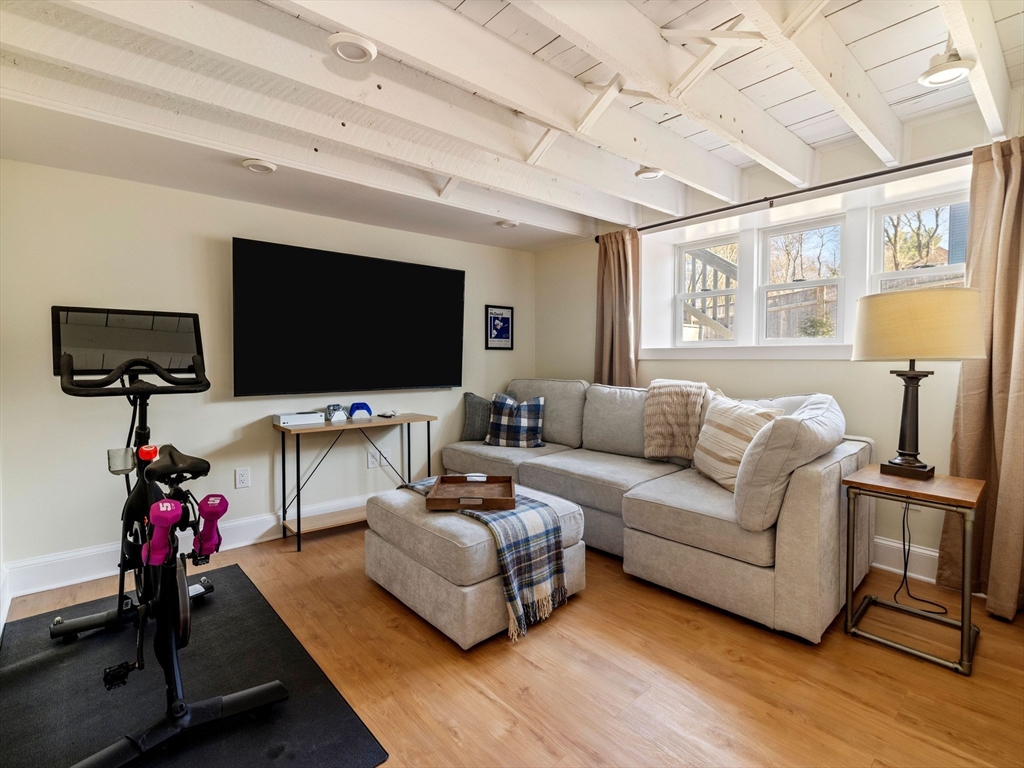 4 Latisquama Road Southborough, MA 01772 - Photo 40 of 42 a living room with furniture and a flat screen tv