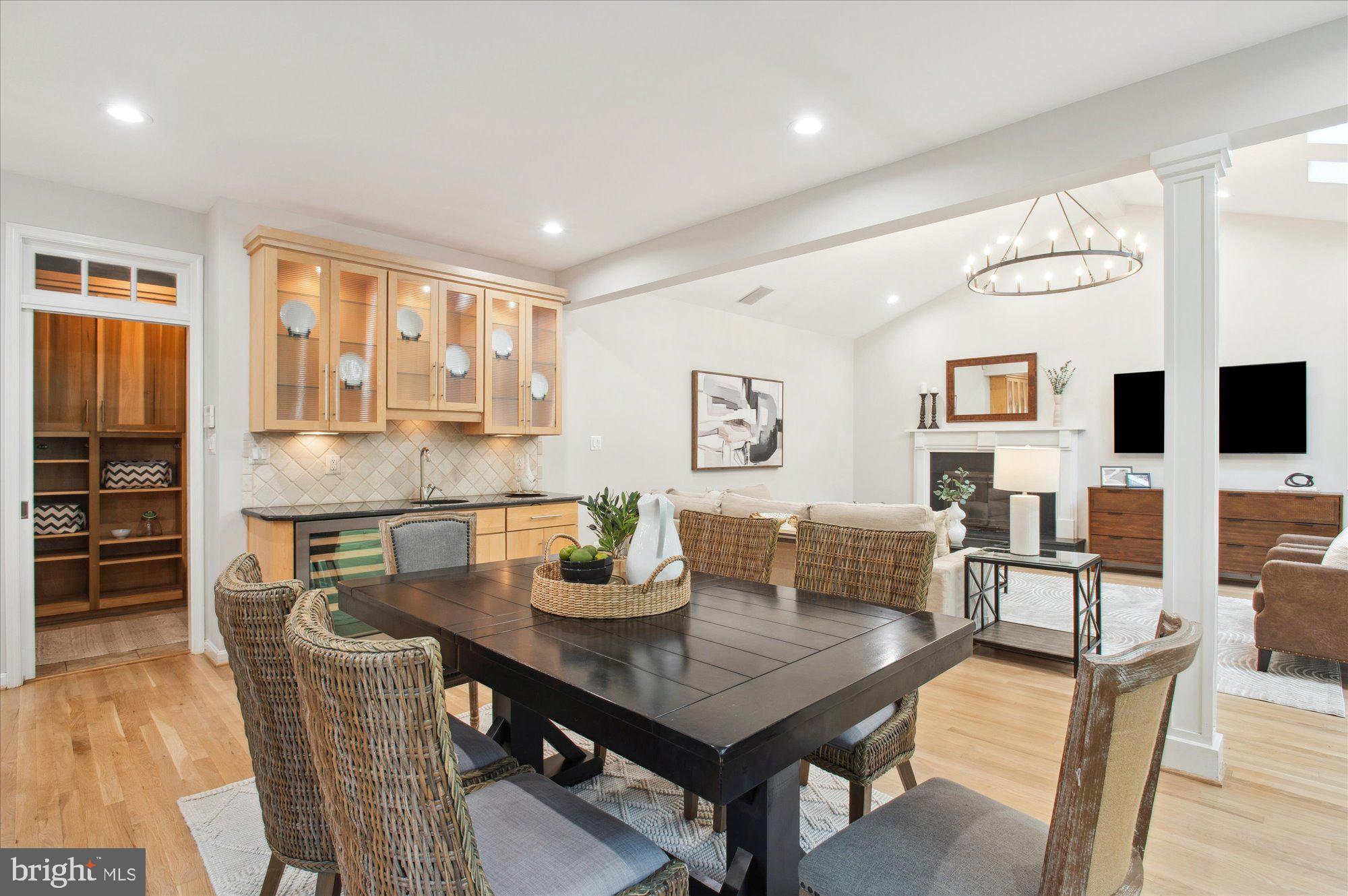 1655 Hunting Ridge Court McLean, VA 22101 - Photo 11 of 38 a view of a dining room with furniture and wooden floor