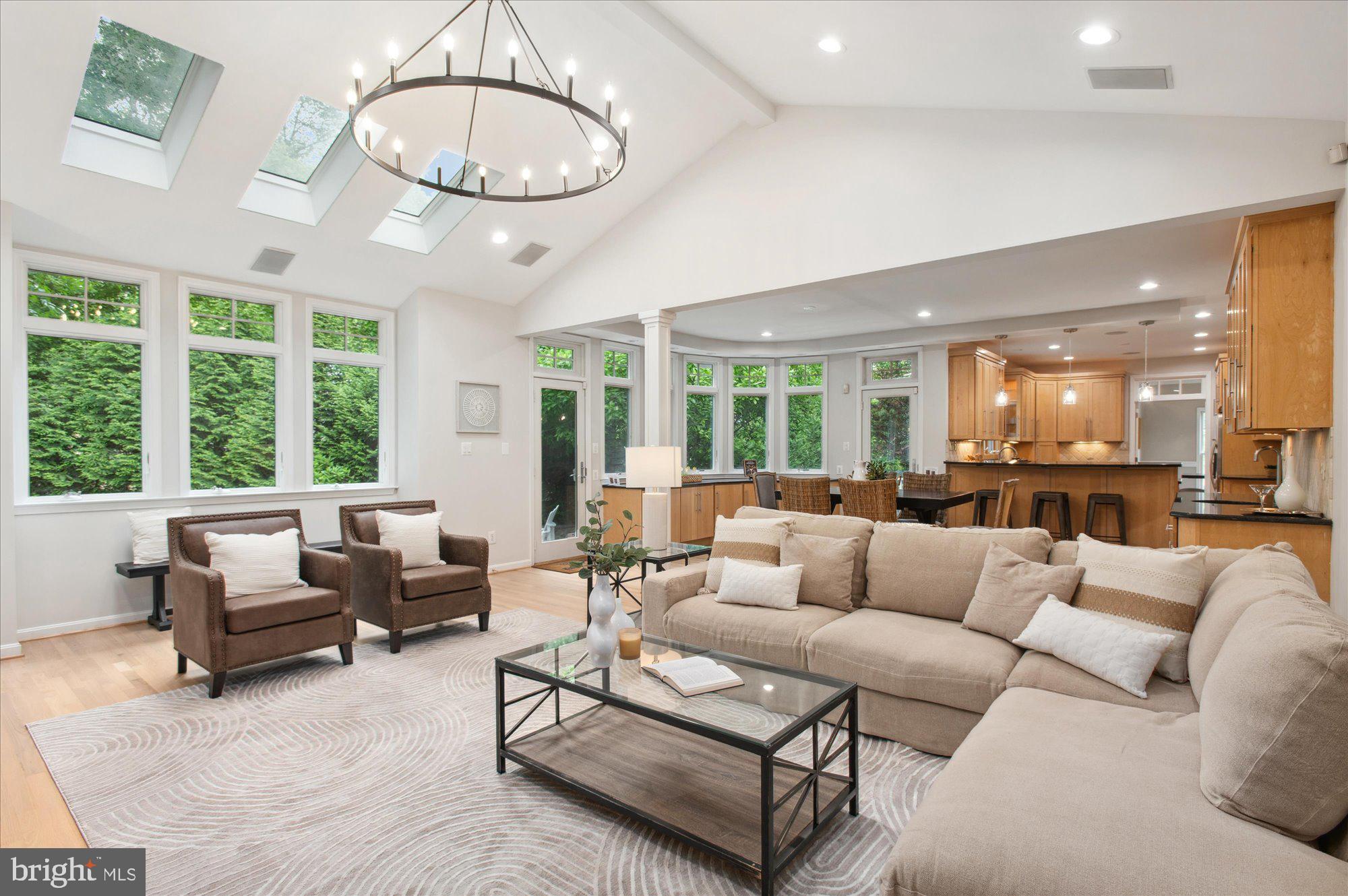 1655 Hunting Ridge Court McLean, VA 22101 - Photo 12 of 38 a living room with furniture and a large window