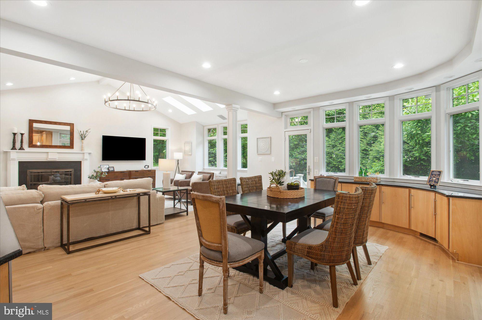1655 Hunting Ridge Court McLean, VA 22101 - Photo 15 of 38 a view of a dining room with furniture window and wooden floor