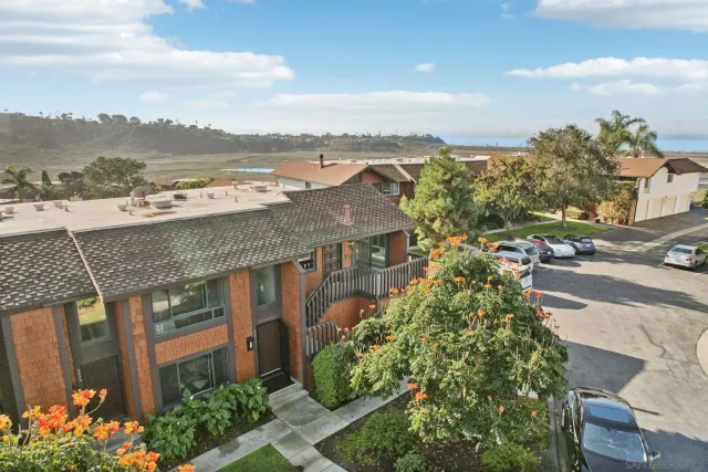 a view of city and ocean