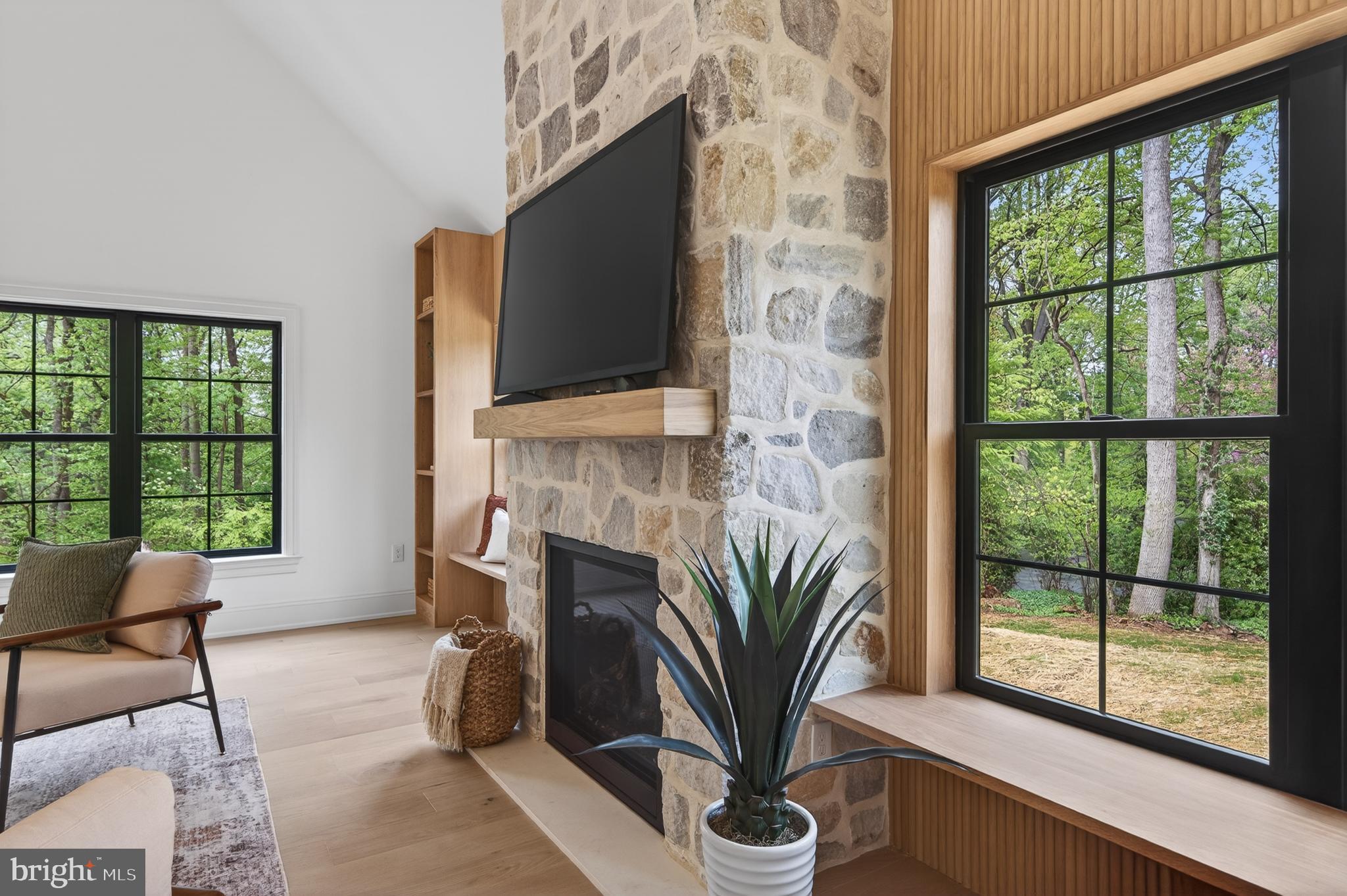 828 Summit Road Penn Valley, PA 19072 - Photo 23 of 50 Stone Fireplace