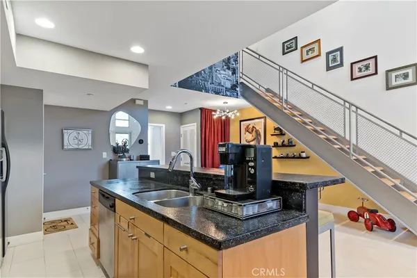 a view of living room and entryway