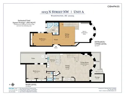 $975,000 | 1213 N Street Northwest, Unit A, Washington, DC 20005