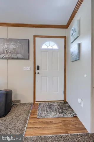 a view of entryway with a rug
