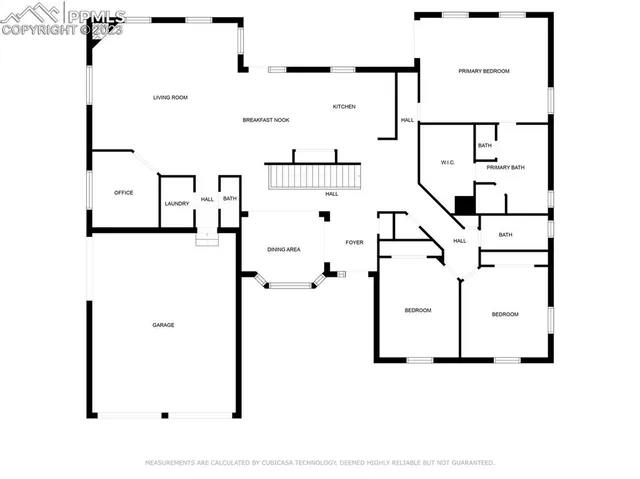 a picture of a floor plan