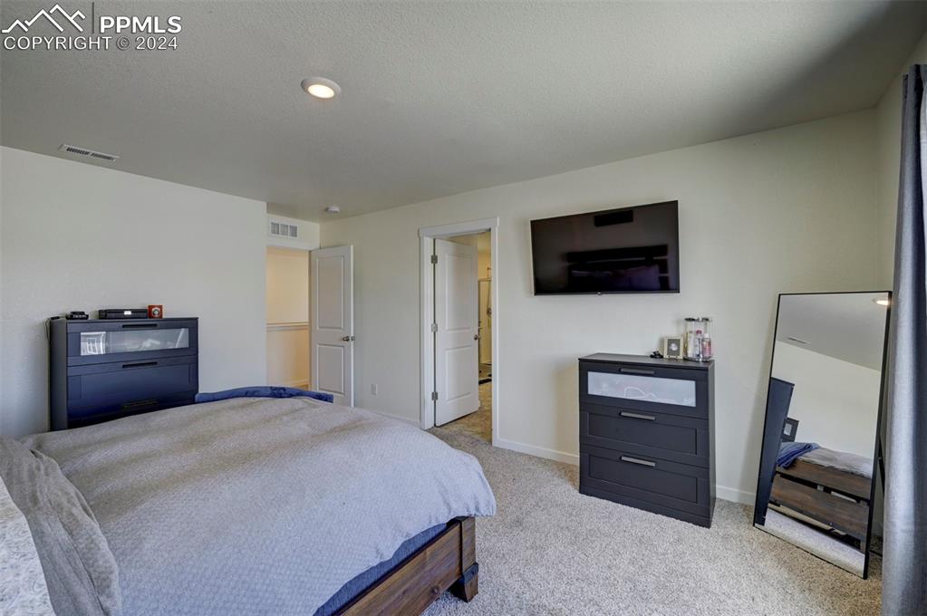 45780 Silverdrop Avenue Bennett, CO 80102 - Photo 24 of 43 a bedroom with a bed and a flat screen tv