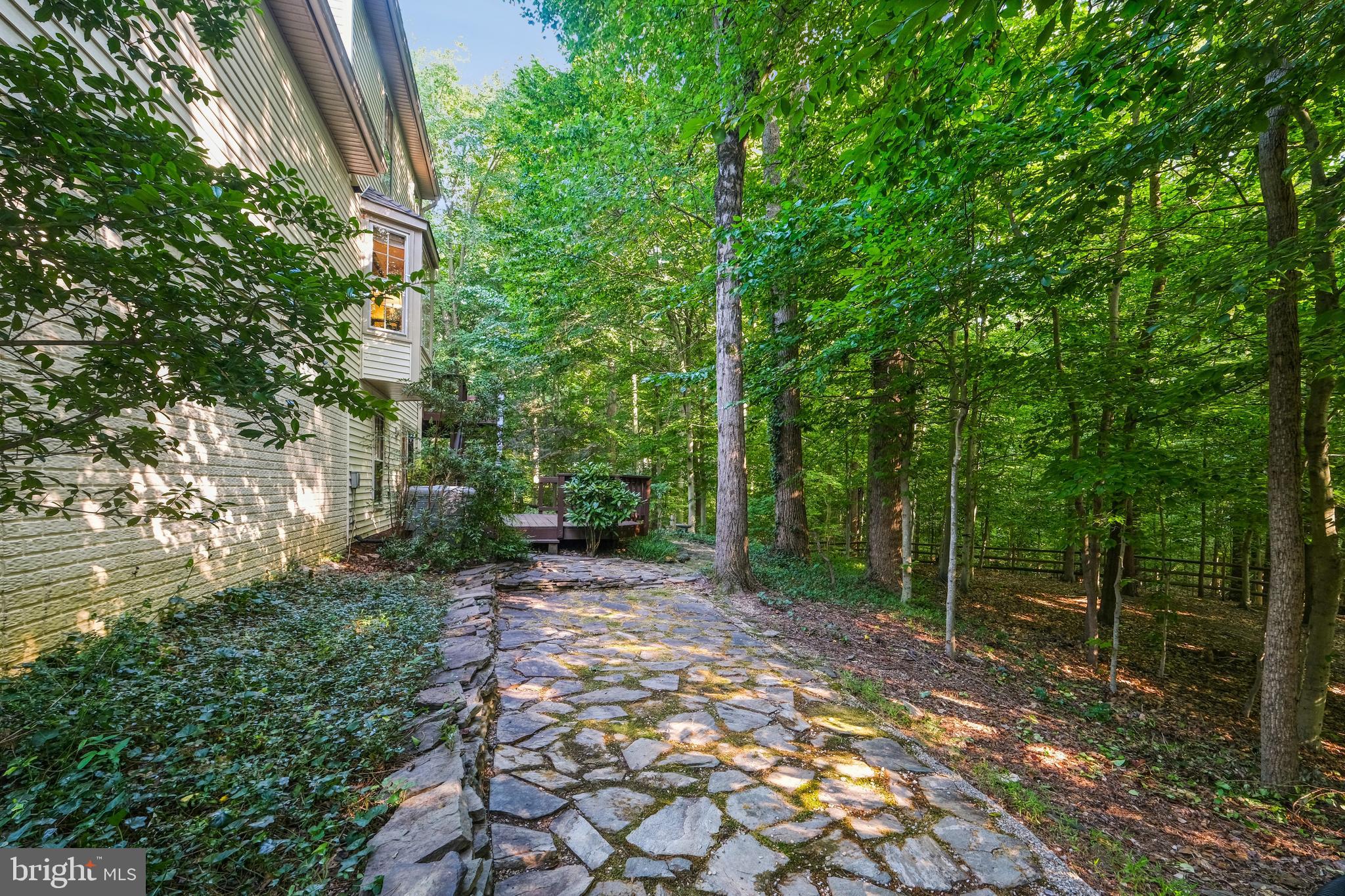 7721 Modisto Lane Springfield, VA 22153 - Photo 36 of 36 Backyard with beautiful hardscaping