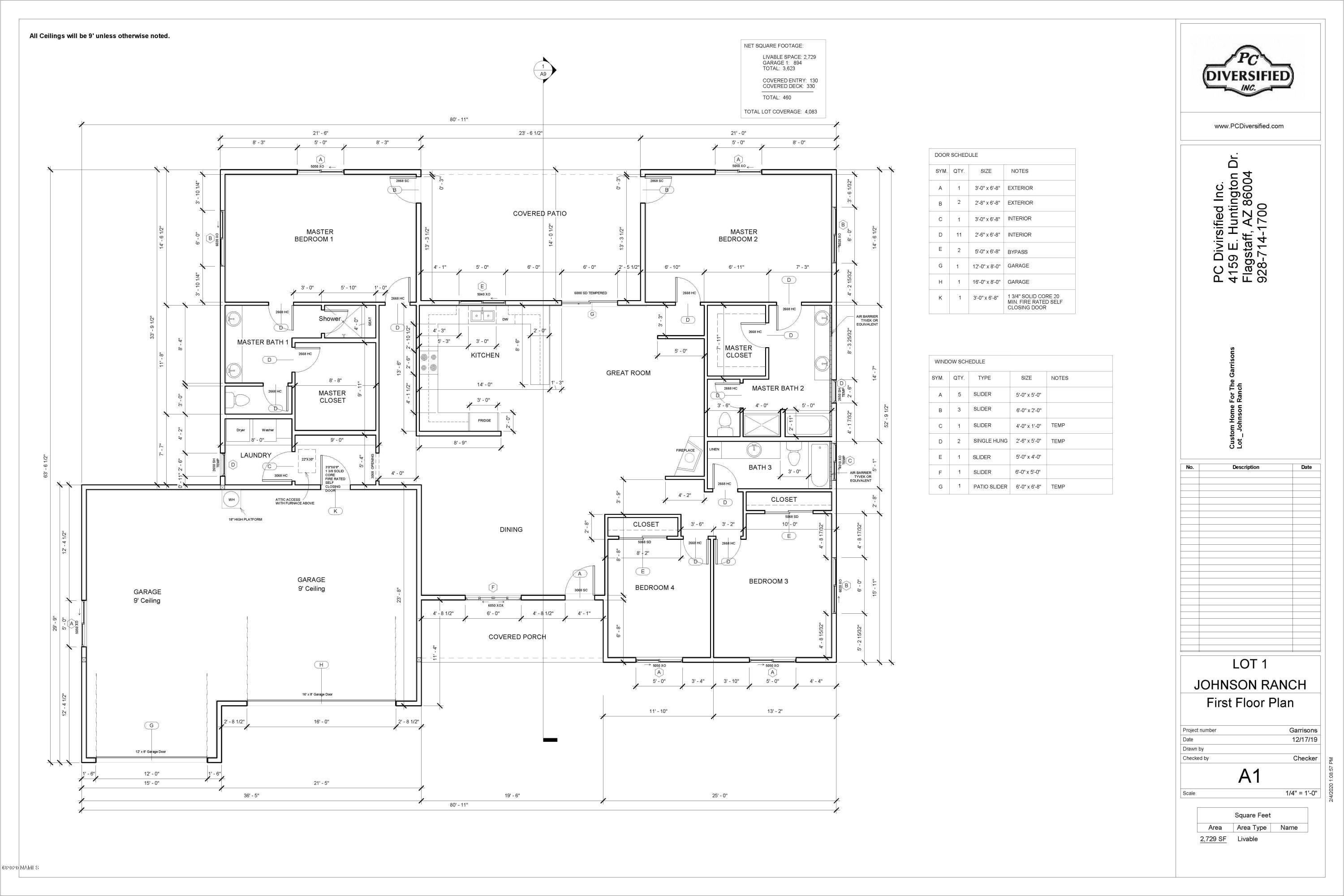 6049 Johnson Ranch Road Flagstaff, AZ 86004 - Photo 23 of 23 Floor Plan