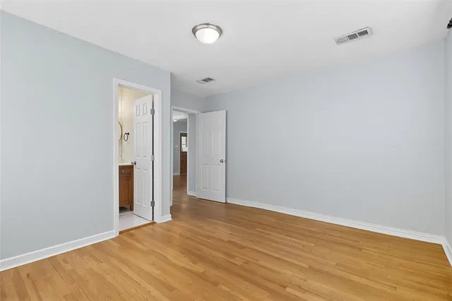 wooden floor in an empty room