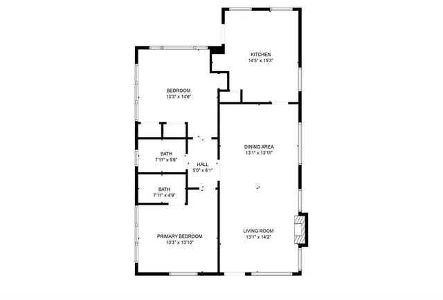a picture of a floor plan