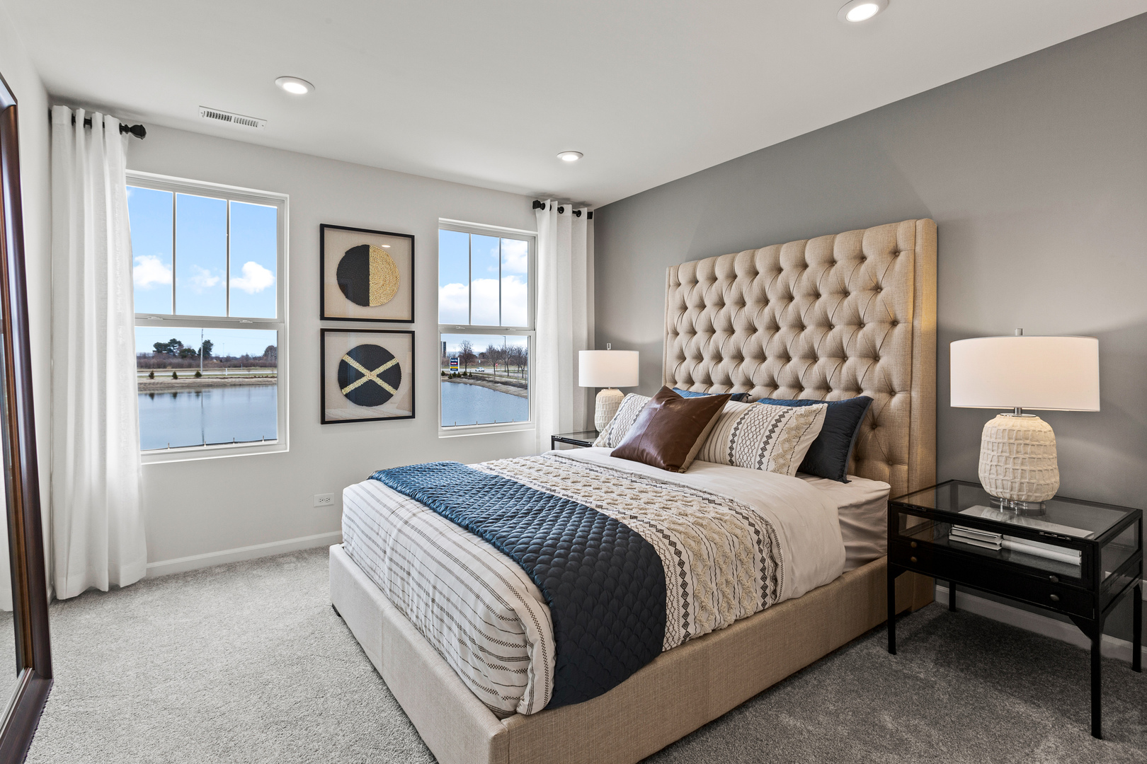 2108 Weatherbee Lane Naperville, IL 60563 - Photo 19 of 19 a bedroom with a bed and a television