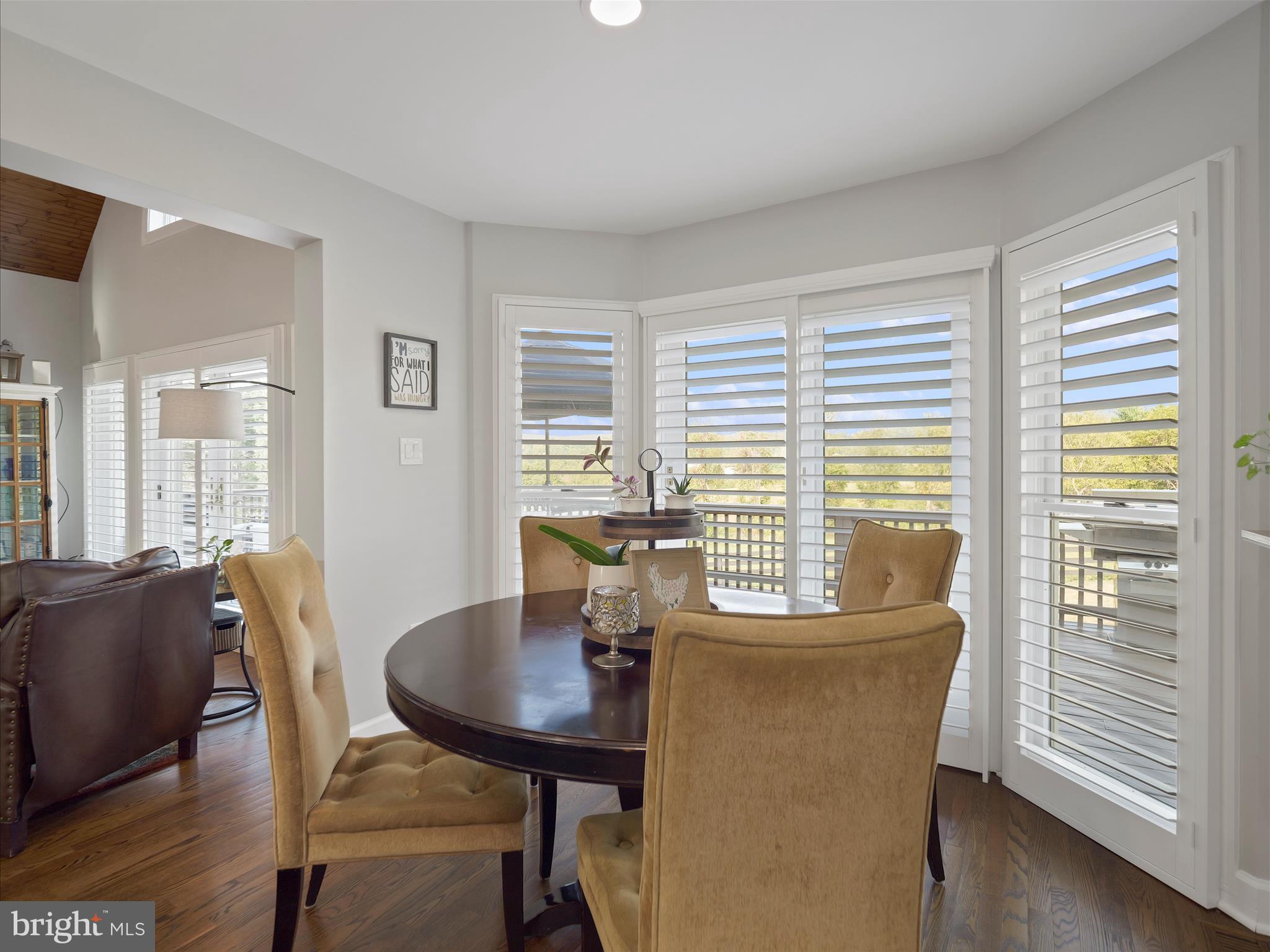 10306 Church Hill Road Myersville, MD 21773 - Photo 12 of 81 a view of a dining room with furniture window and outside view