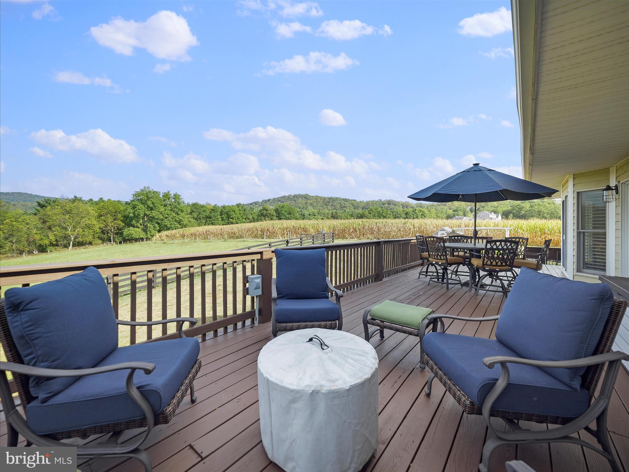 10306 Church Hill Road Myersville, MD 21773 - Photo 25 of 81 a patio with wooden floor and outdoor seating