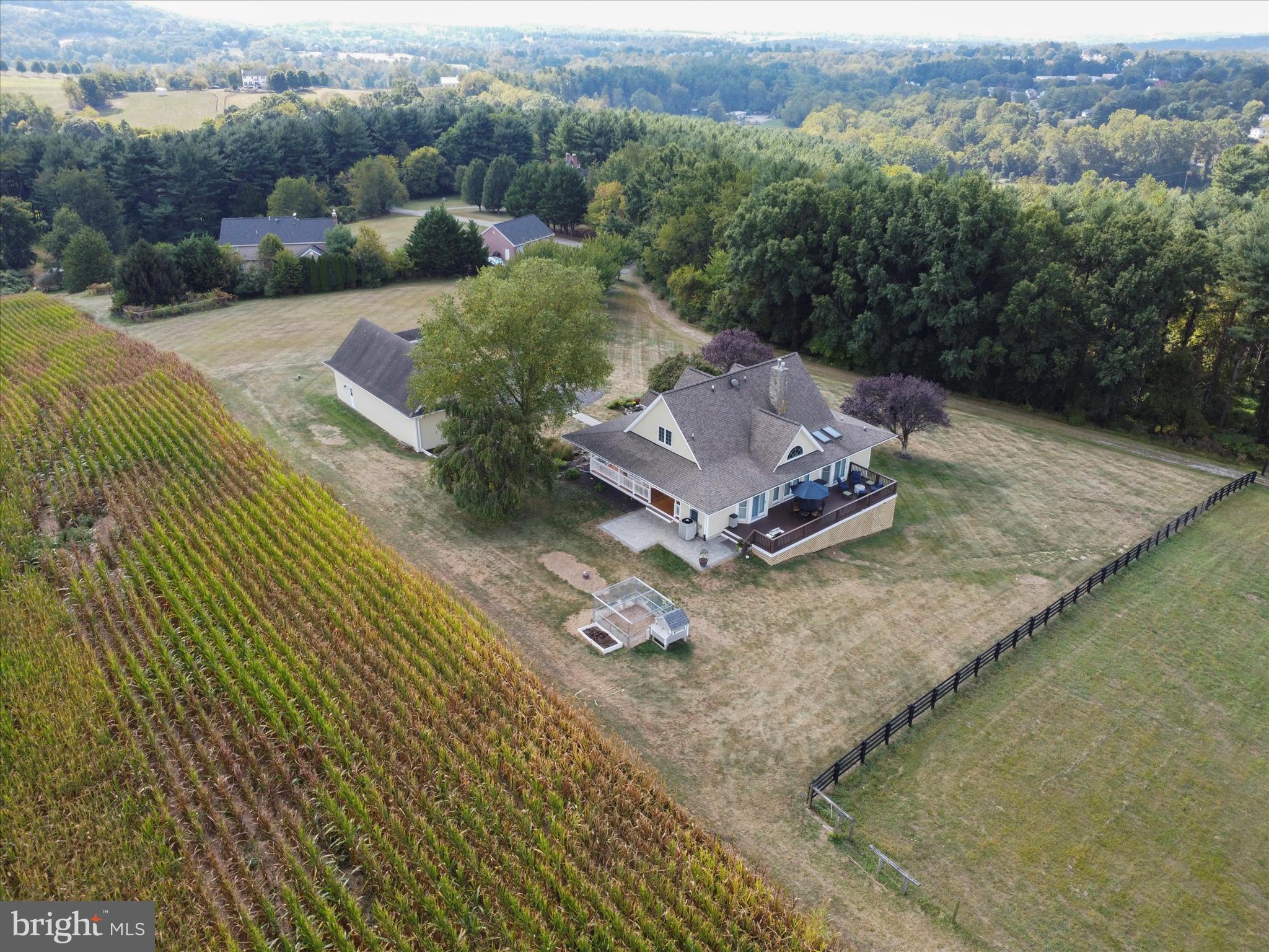 10306 Church Hill Road Myersville, MD 21773 - Photo 70 of 81 an aerial view of a house with a yard