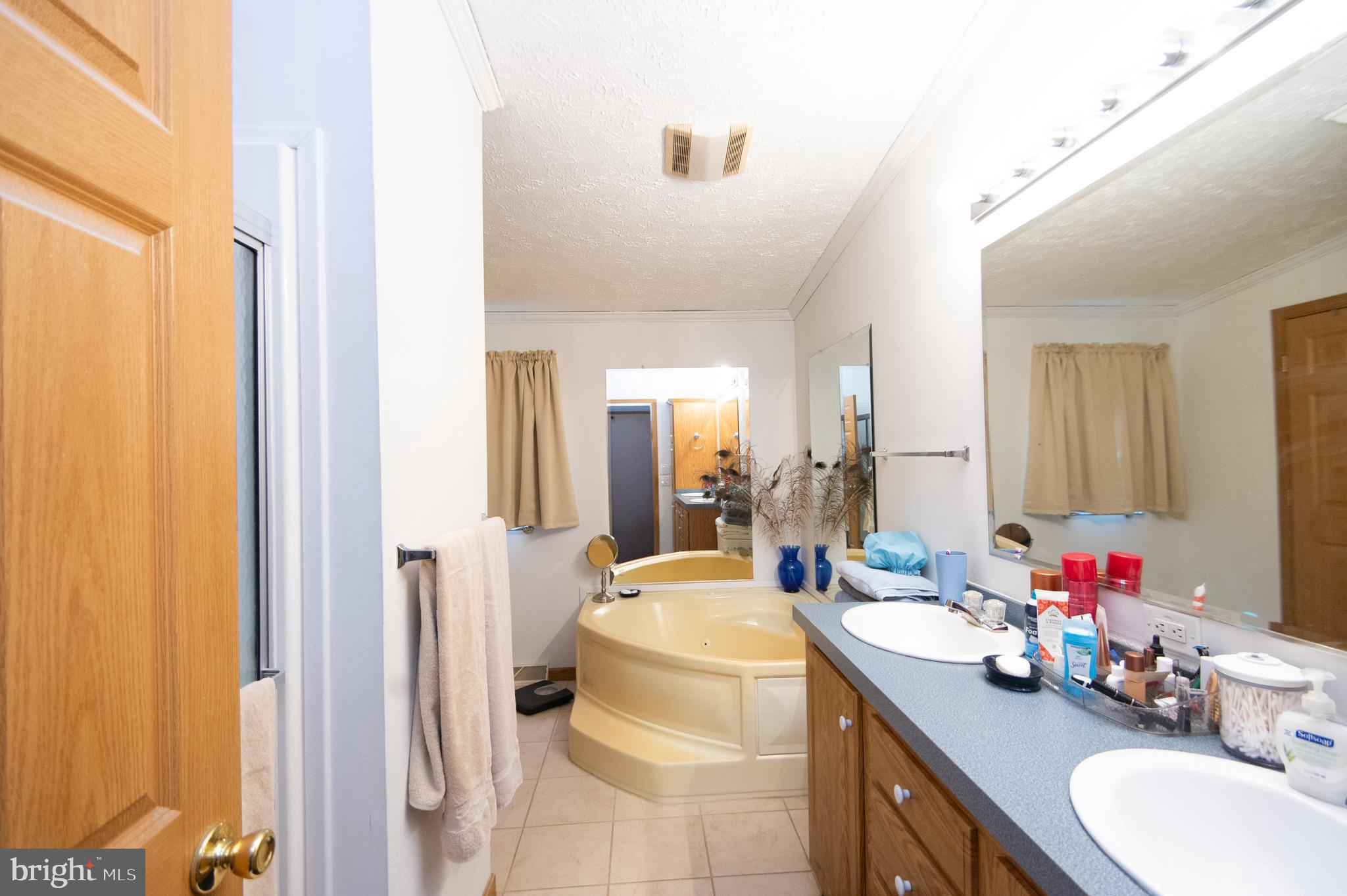 5622 Ross Neck Road Cambridge, MD 21613 - Photo 22 of 42 a bathroom with a granite countertop sink and a mirror