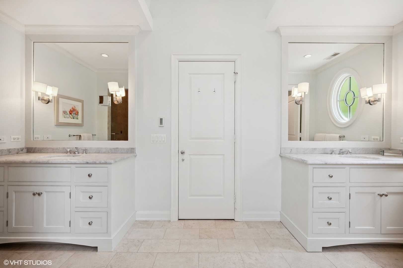 1024 Westmoor Road Winnetka, IL 60093 - Photo 17 of 38 a bathroom with a granite countertop sink mirror and
