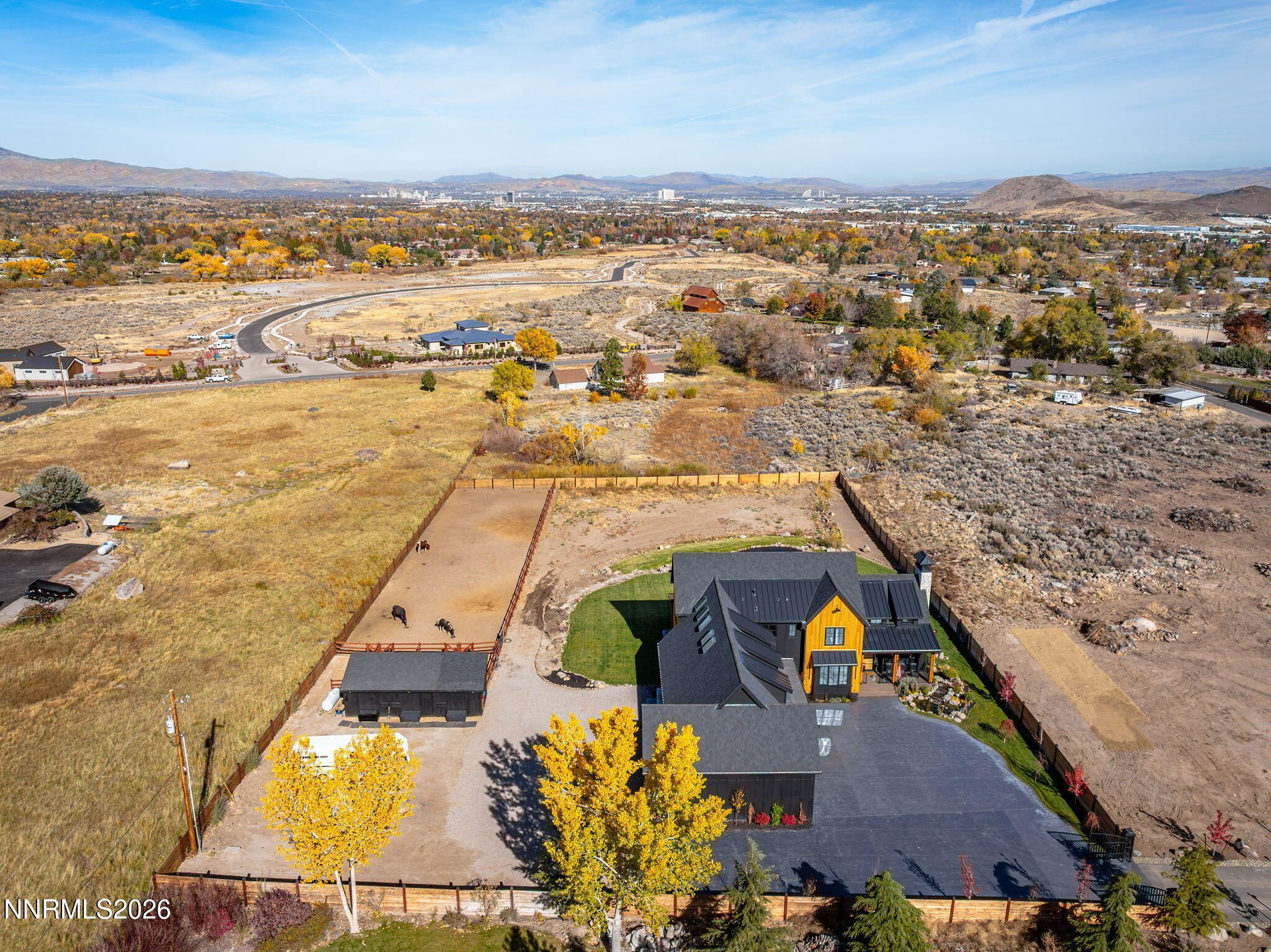 1426 Foothill Road Reno, NV 89511 - Photo 88 of 100 an aerial view of residential houses with outdoor space