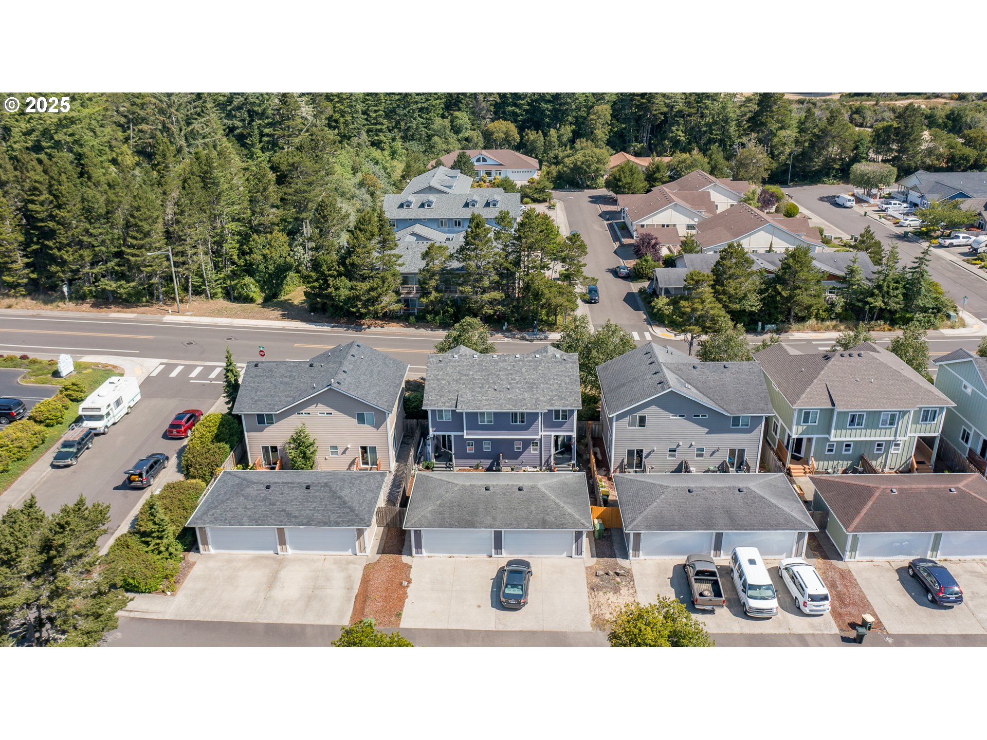 1036 9th Street Florence, OR 97439 - Photo 45 of 47 an aerial view of a house